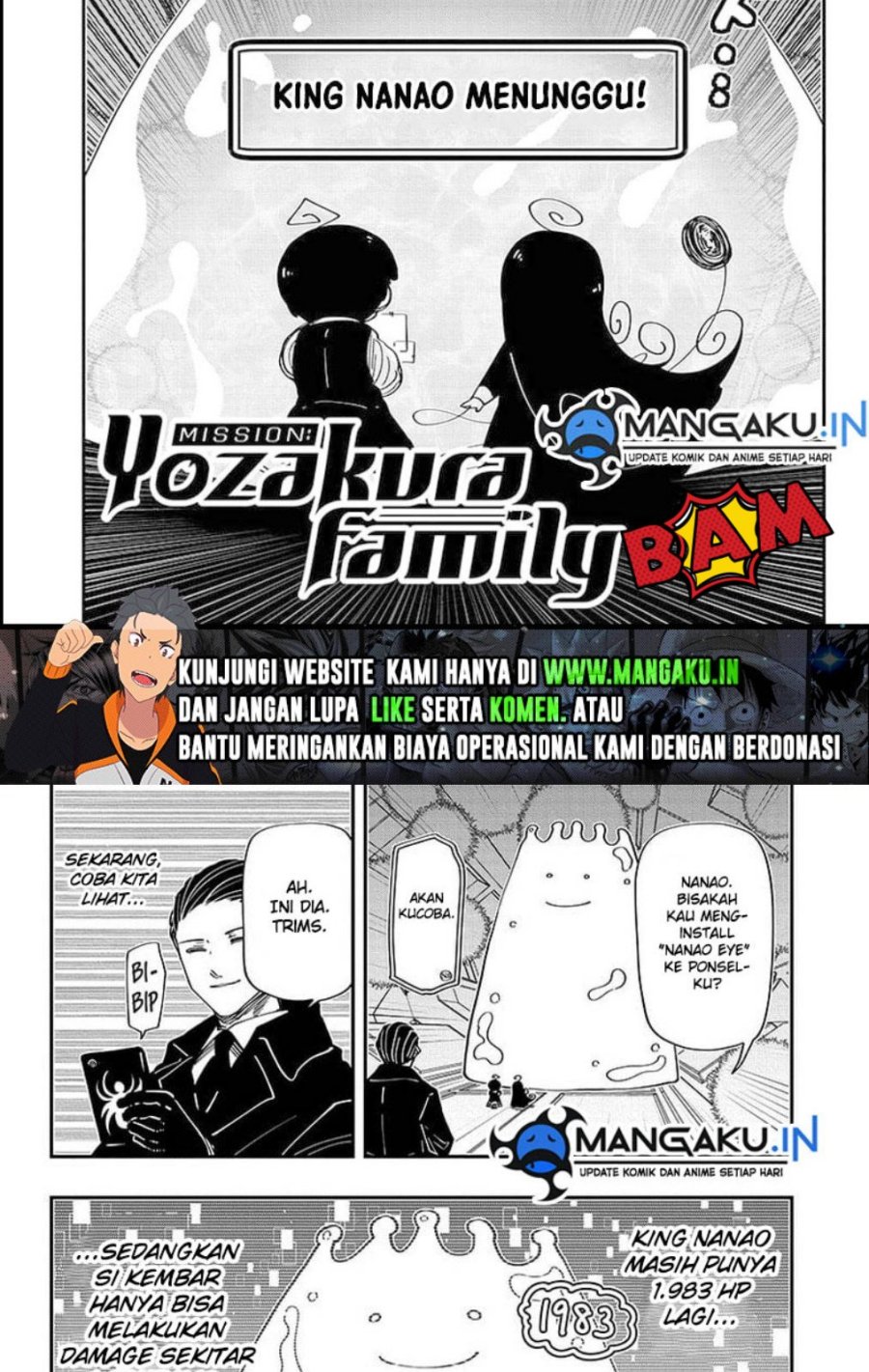 Mission: Yozakura Family Chapter 190 Gambar 2