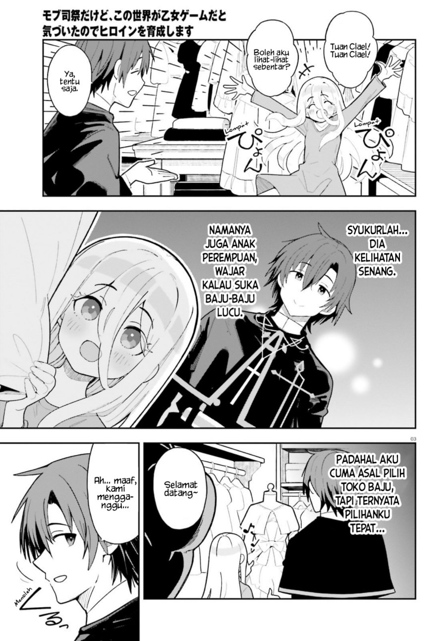 Mob Shisai Dakedo, Kono Sekai ga Otome Game dato Kizuita node Heroine wo Ikusei Shimasu Chapter 04 Gambar 4