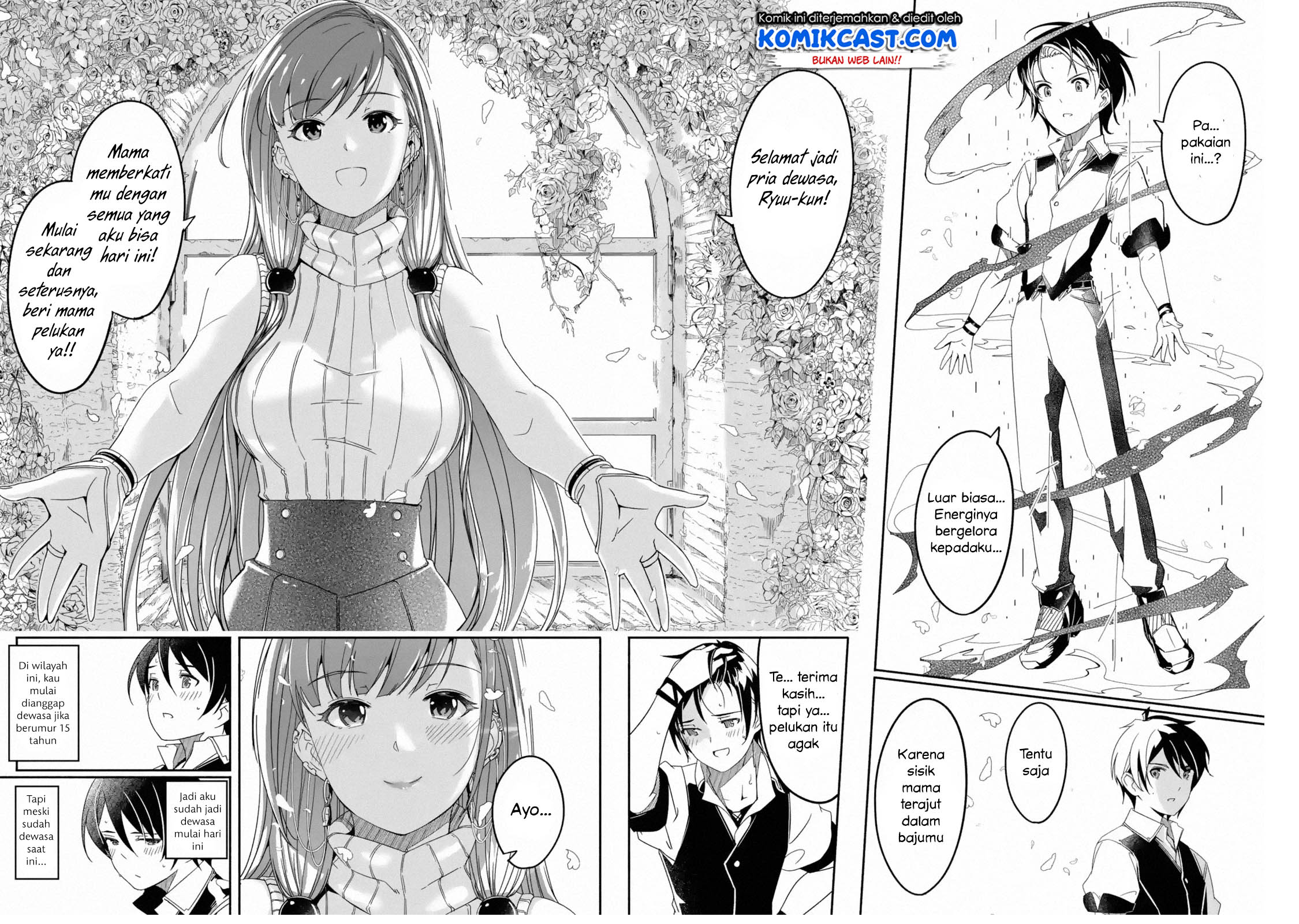Mom, Please Don’t Come Adventuring With Me! ~The Boy Who Was Raised by the Ultimate Overprotective Dragon, Becomes an Adventurer With His Mother~ Chapter 01.2 Gambar 6