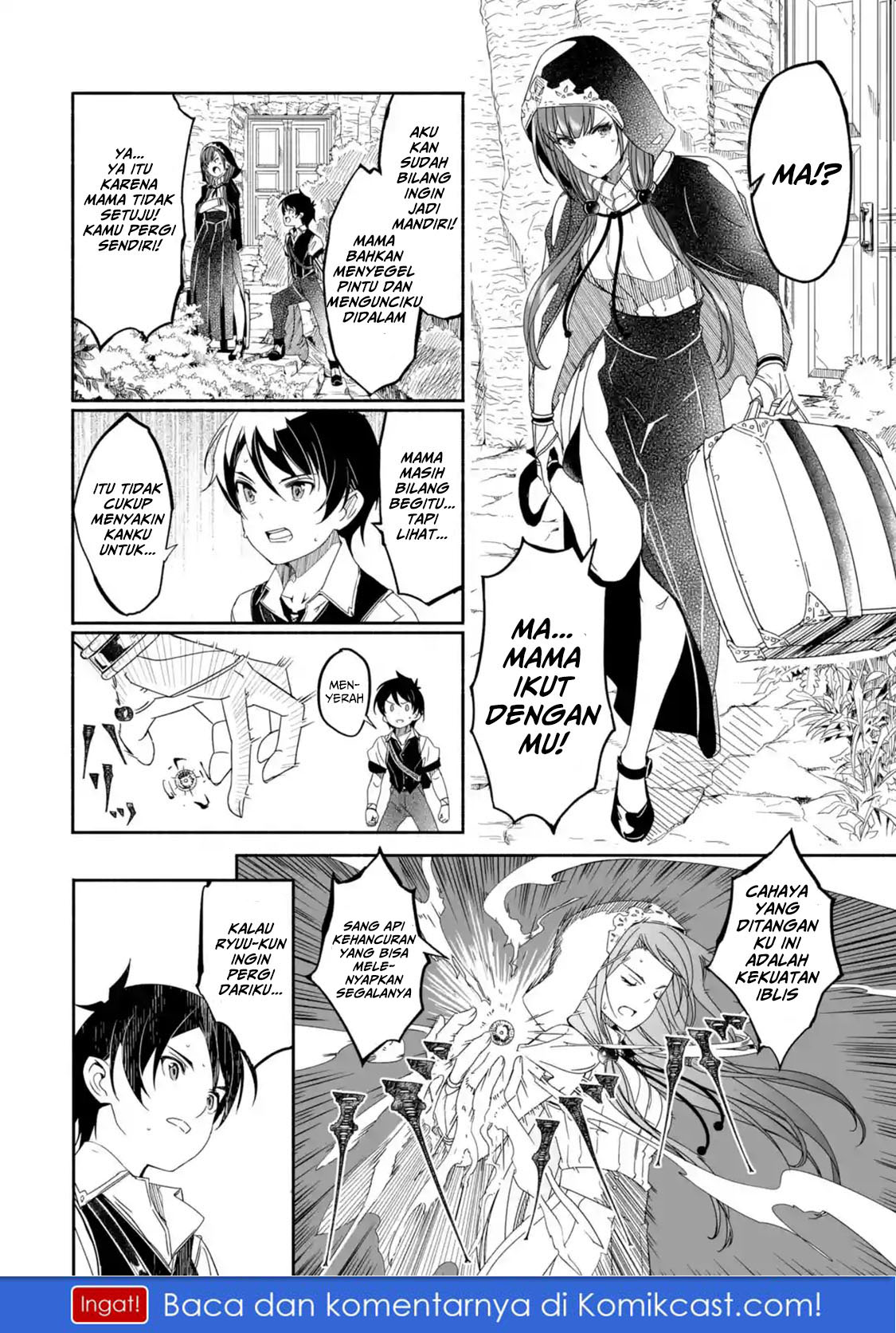 Mom, Please Don’t Come Adventuring With Me! ~The Boy Who Was Raised by the Ultimate Overprotective Dragon, Becomes an Adventurer With His Mother~ Chapter 01.3 Gambar 13