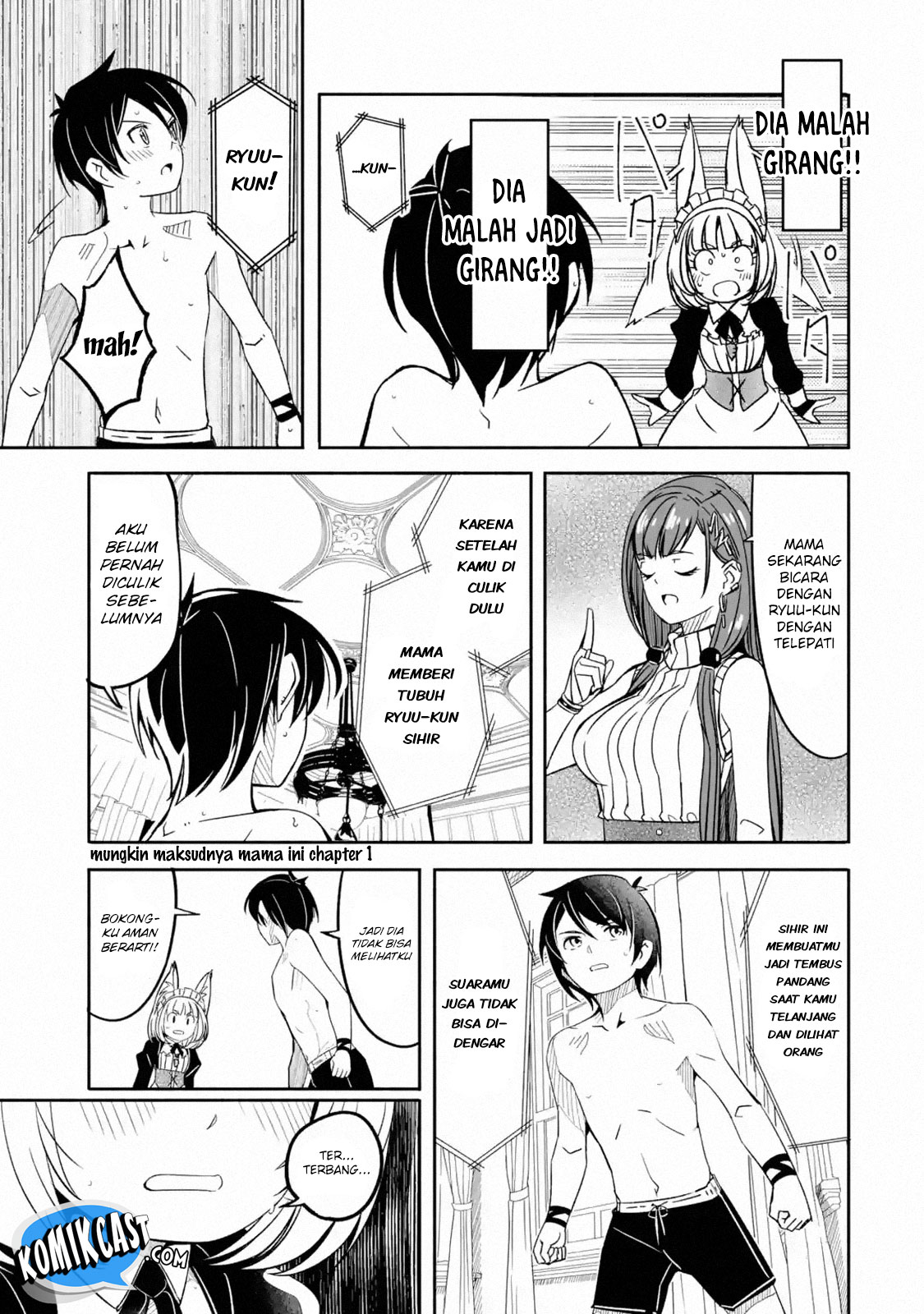 Mom, Please Don’t Come Adventuring With Me! ~The Boy Who Was Raised by the Ultimate Overprotective Dragon, Becomes an Adventurer With His Mother~ Chapter 04.5 Gambar 9