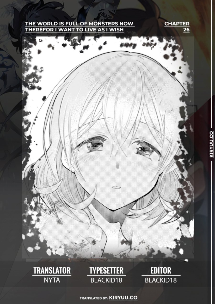 Monster ga Afureru Sekai ni Natta Node, Suki ni Ikitai to Omoimasu (The World Is Full of Monsters Now, Therefore I Want to Live as I Wish) Chapter 26 Gambar 1