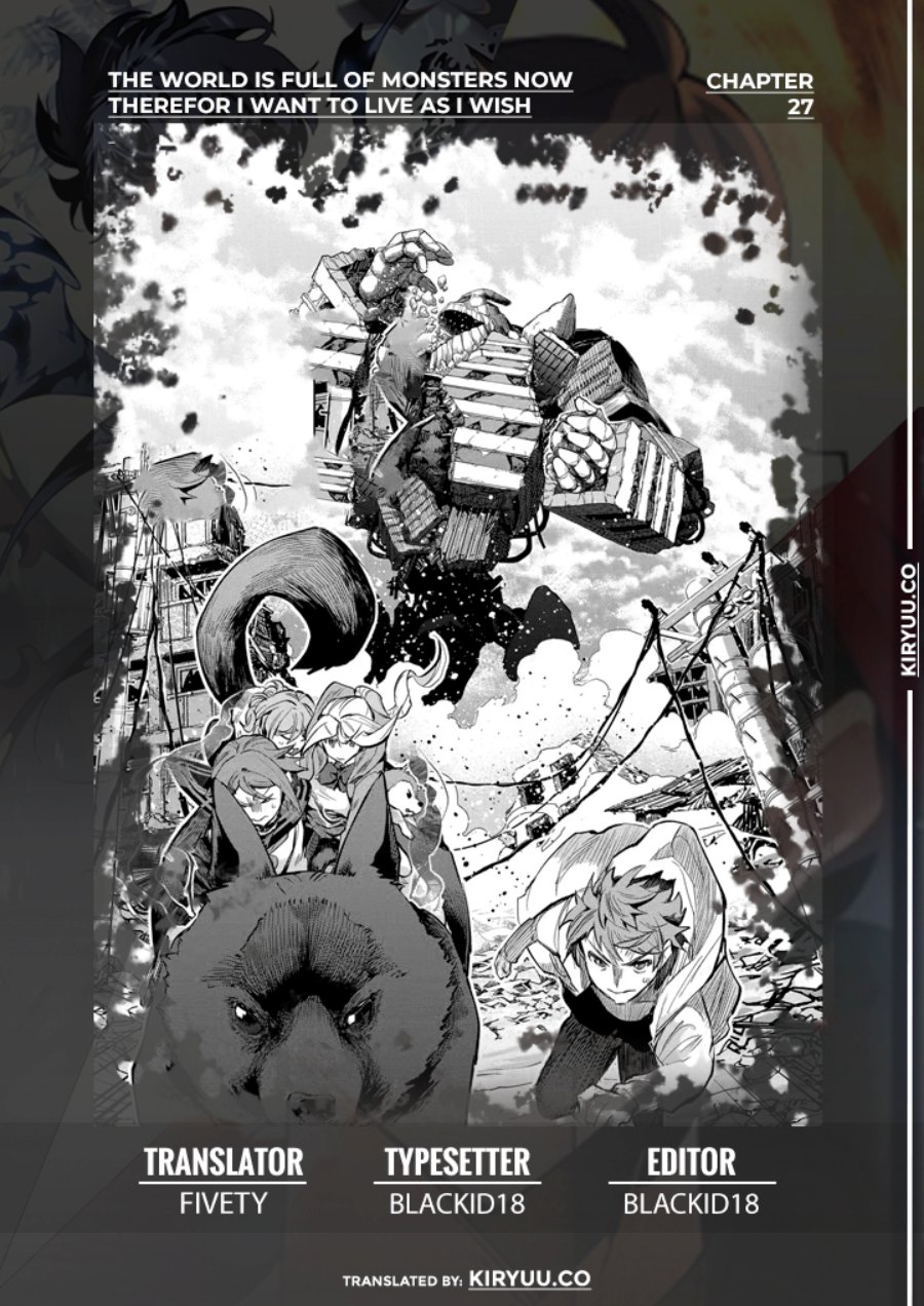 Monster ga Afureru Sekai ni Natta Node, Suki ni Ikitai to Omoimasu (The World Is Full of Monsters Now, Therefore I Want to Live as I Wish) Chapter 27 Gambar 1