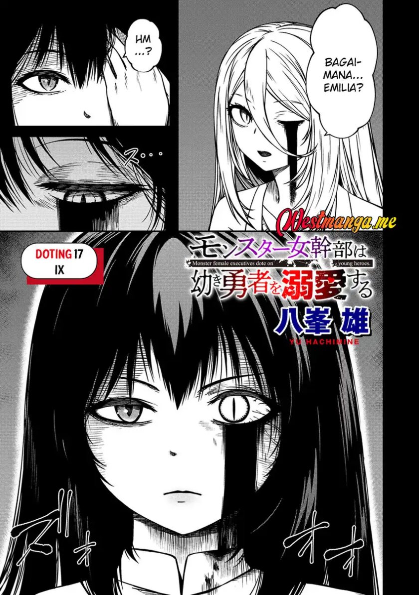 Monster Onna Kanbu wa Osanaki Yuusha wo Dekiaisuru Chapter 17 Gambar 2