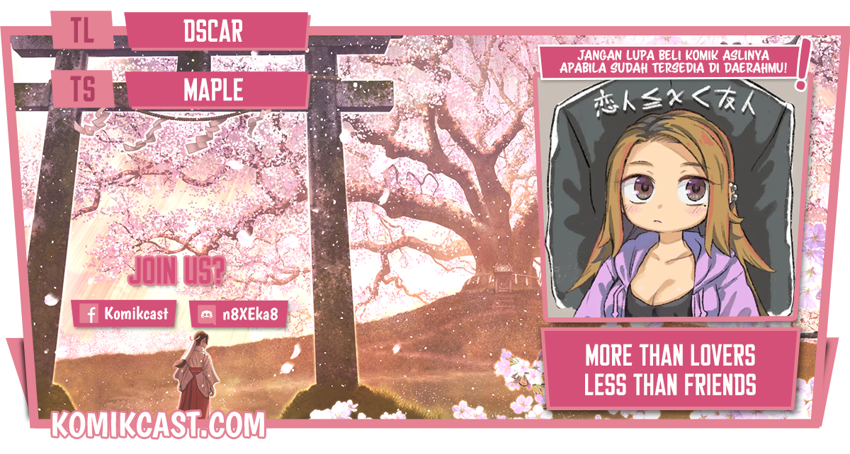 More Than Lovers Less Than Friends Chapter 02 Gambar 1