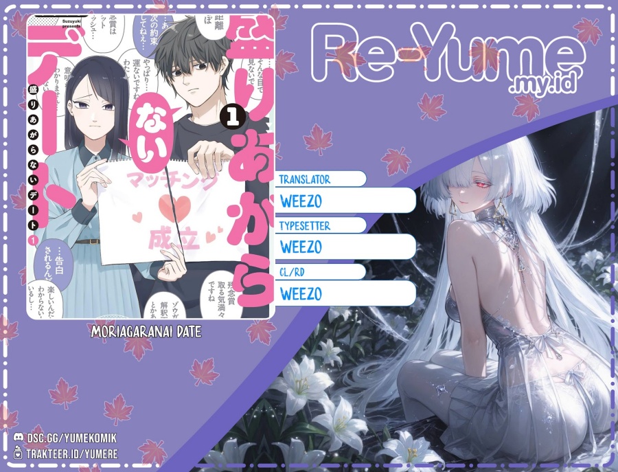Moriagaranai Date Chapter 04 Gambar 1