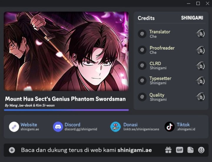Mount Hua Sect’s Genius Phantom Swordsman Chapter 32 Gambar 1