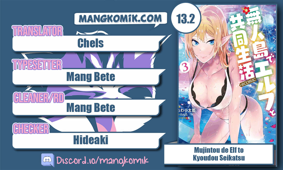 Mujintou De Elf to Kyoudou Seikatsu Chapter 13.2 Gambar 2