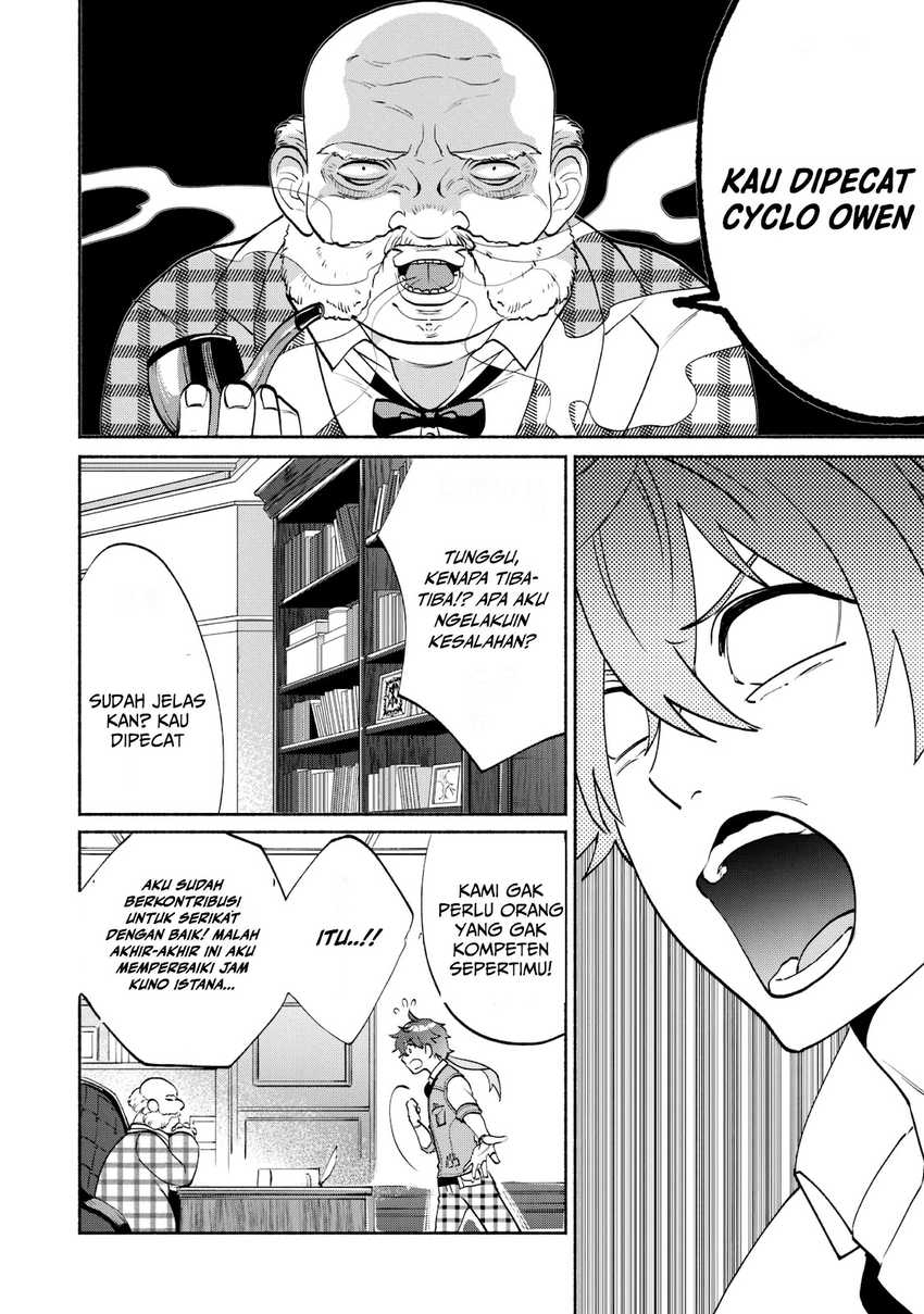 Munou wa Fuyou to Iware “Tokei Tsukai” no Boku wa Shokunin Guild kara Oidasareru mo Chapter 01.1 Gambar 11