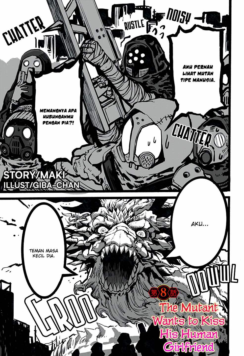 Mutant wa Ningen no Kanojo to Kisu ga Shitai Chapter 08 Gambar 2