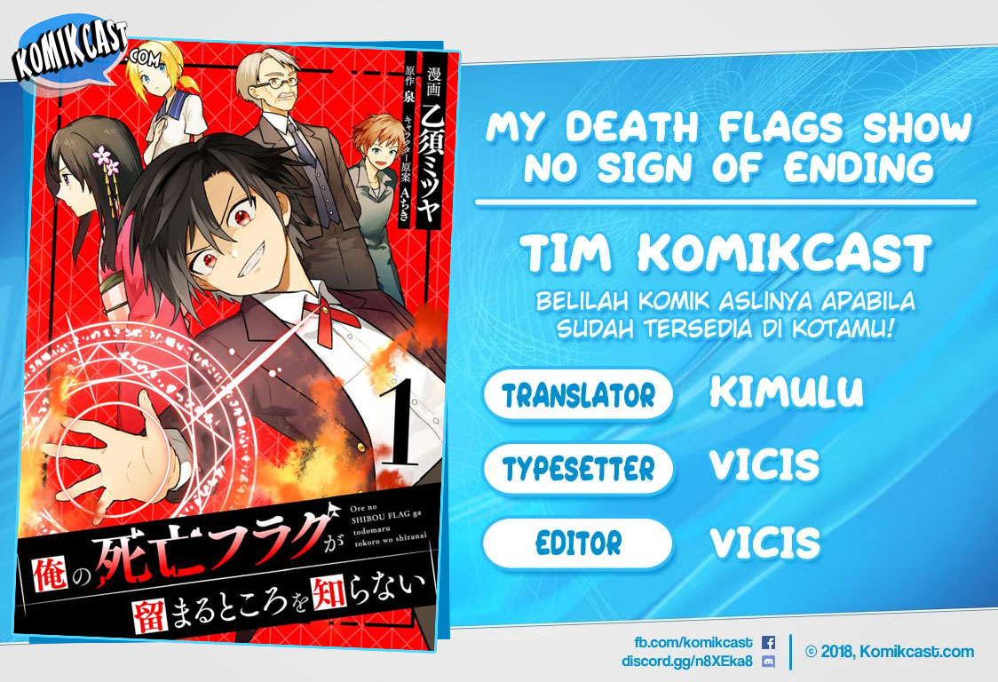 My Death Flags Show No Sign of Ending Chapter 09 Gambar 1