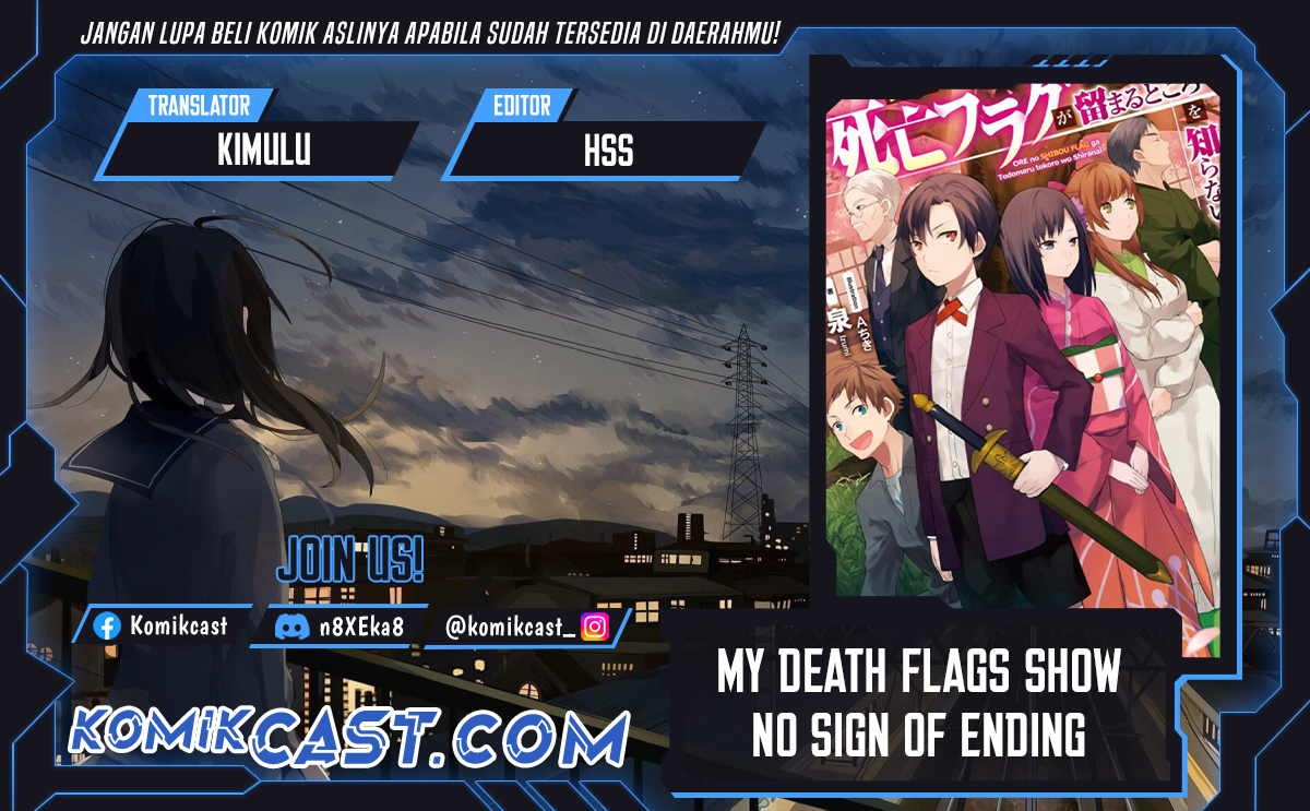 My Death Flags Show No Sign of Ending Chapter 77.1 Gambar 1