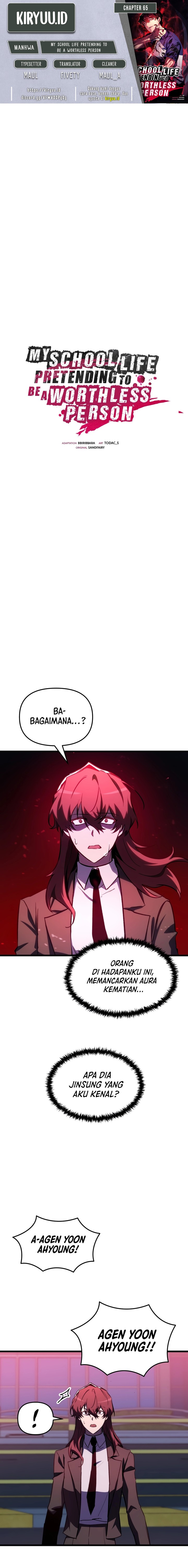 My School Life Pretending to Be a Worthless Person Chapter 65 Gambar 1
