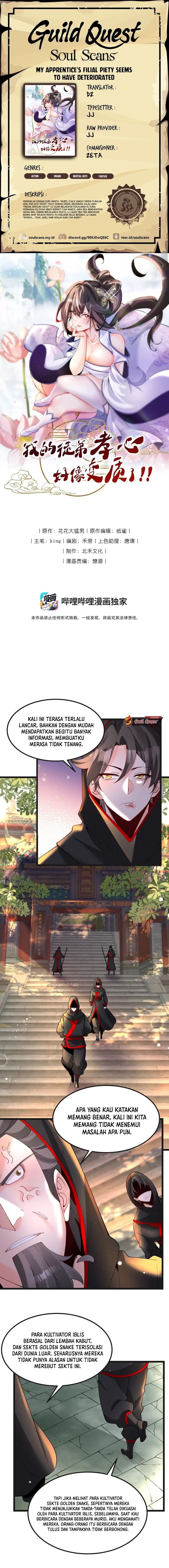 My Apprentice’s Filial Piety Seems To Have Deteriorated Chapter 40 Gambar 1