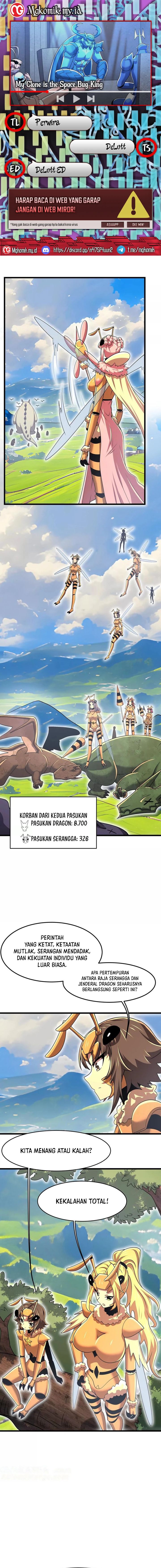 My Clone is the Space Bug King Chapter 29 Gambar 1