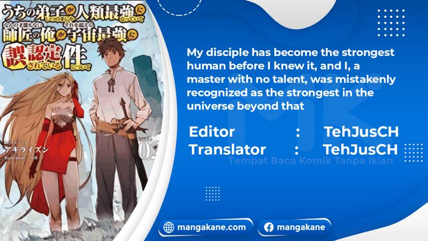My Disciple Has Become The Strongest Human Before I Knew it, and I, A Master With No Talent, Was Mistakenly Recognized As The Strongest In The Universe Beyond That Chapter 01 Gambar 1