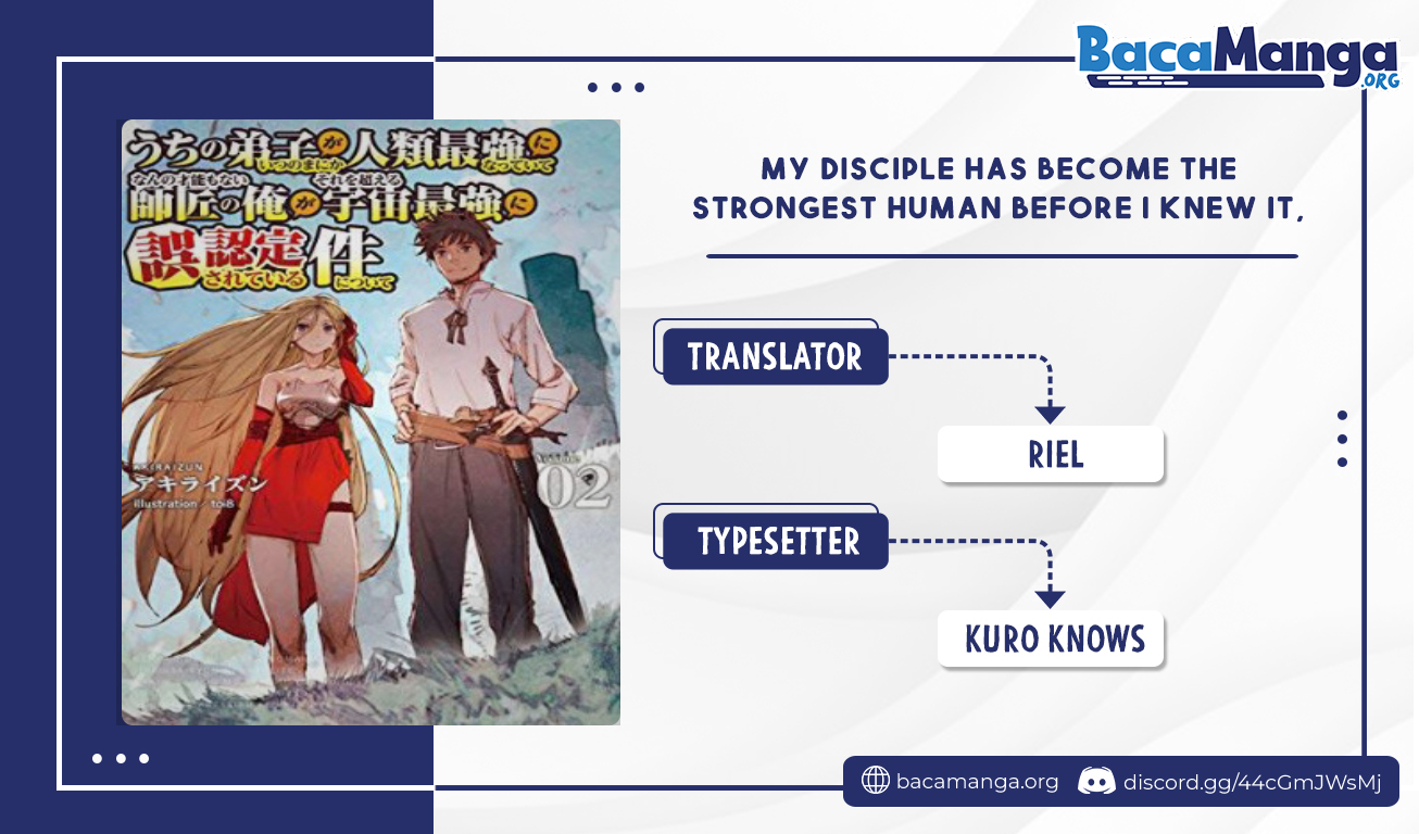 My Disciple Has Become The Strongest Human Before I Knew it, and I, A Master With No Talent, Was Mistakenly Recognized As The Strongest In The Universe Beyond That Chapter 03.1 Gambar 1
