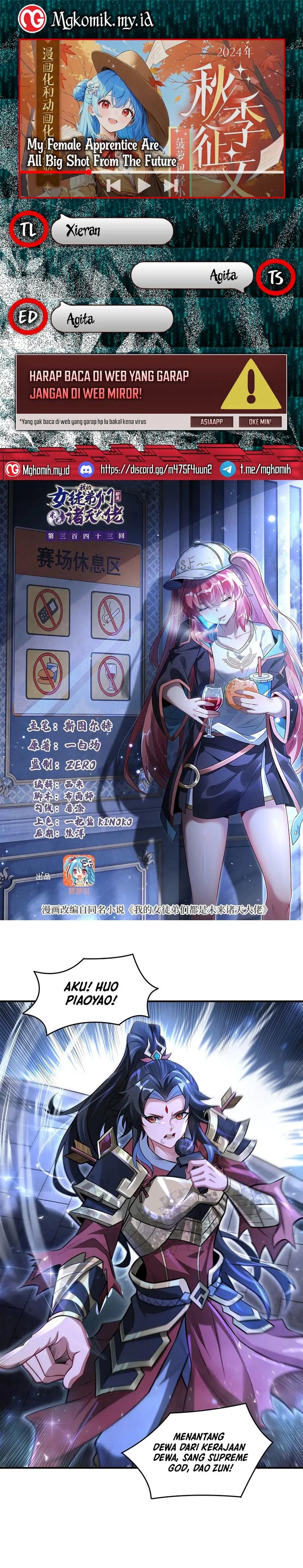 My Female Apprentices Are All Big Shots From the Future Chapter 343 Gambar 1