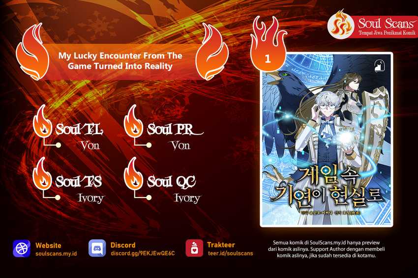 My Lucky Encounter From the Game Turned Into Reality Chapter 01 Gambar 1