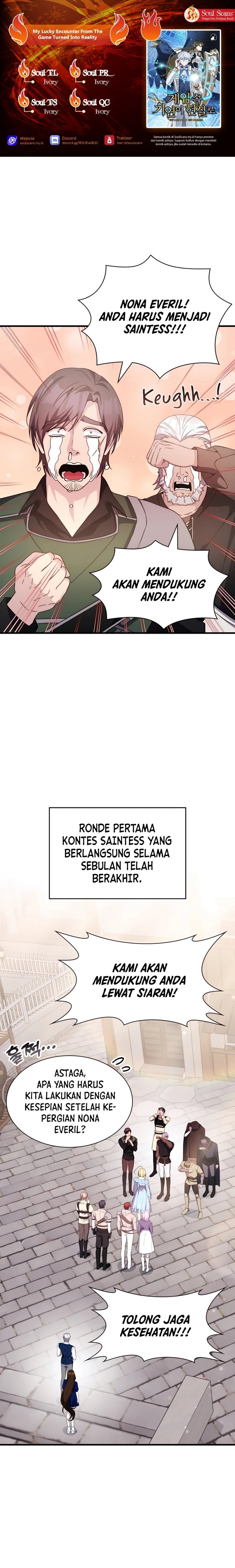 My Lucky Encounter From the Game Turned Into Reality Chapter 49 Gambar 1