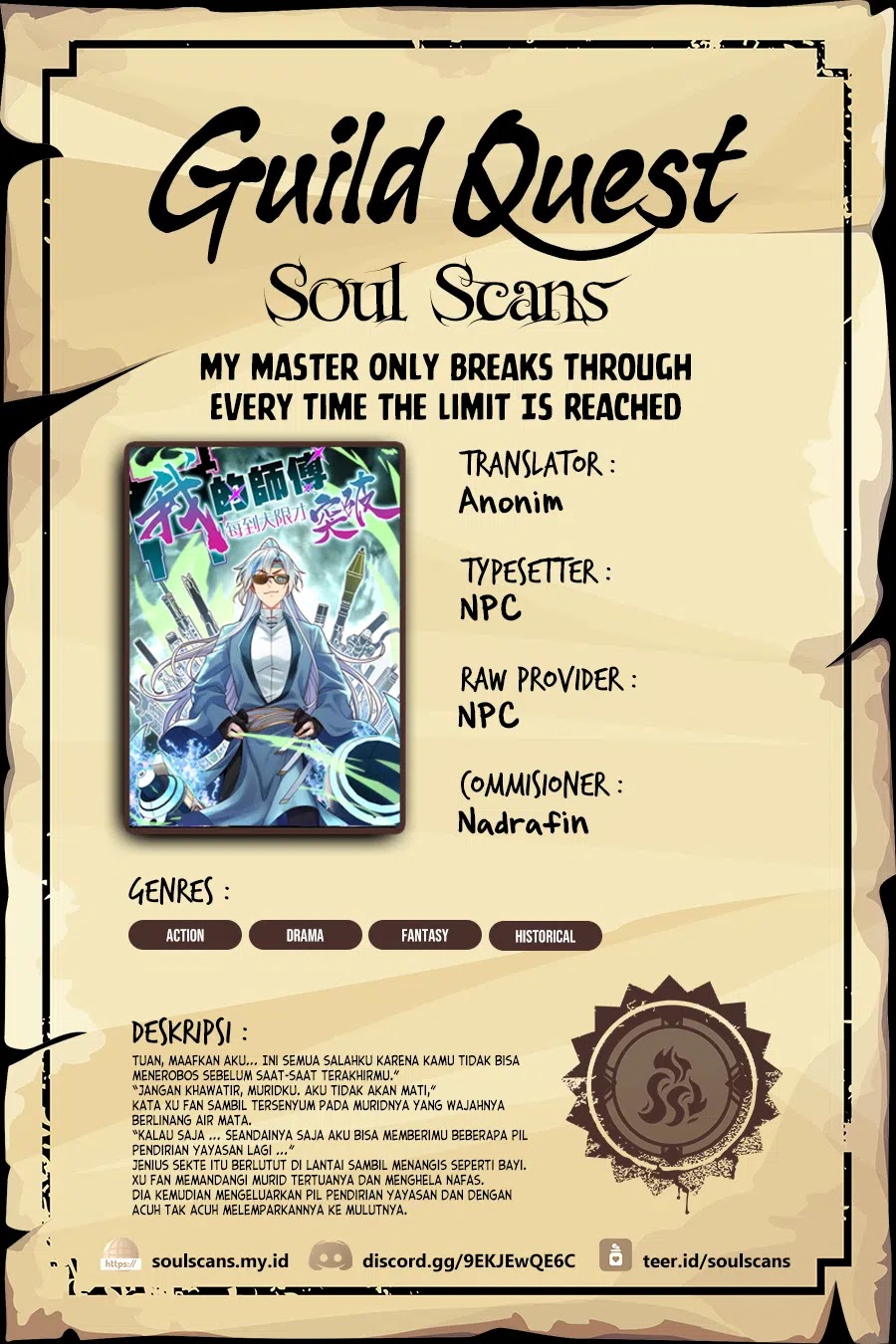 My Master Only Breaks Through Every Time the Limit Is Reached Chapter 100 Gambar 1