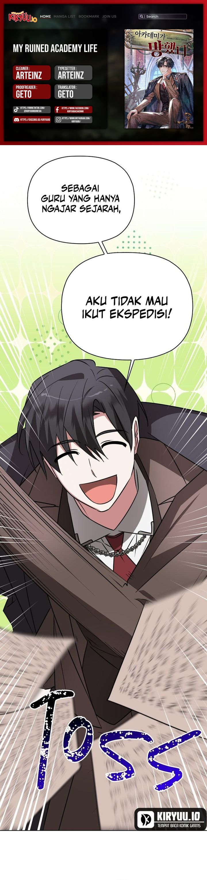 My Ruined Academy Chapter 46 Gambar 1