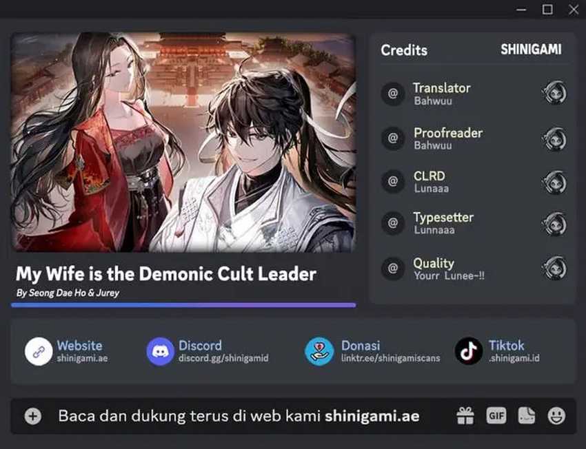 My Wife Is The Demonic Cult Leader Chapter 11 Gambar 1