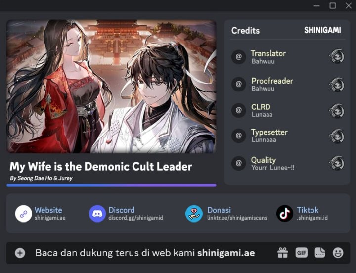 My Wife Is The Demonic Cult Leader Chapter 13 Gambar 1