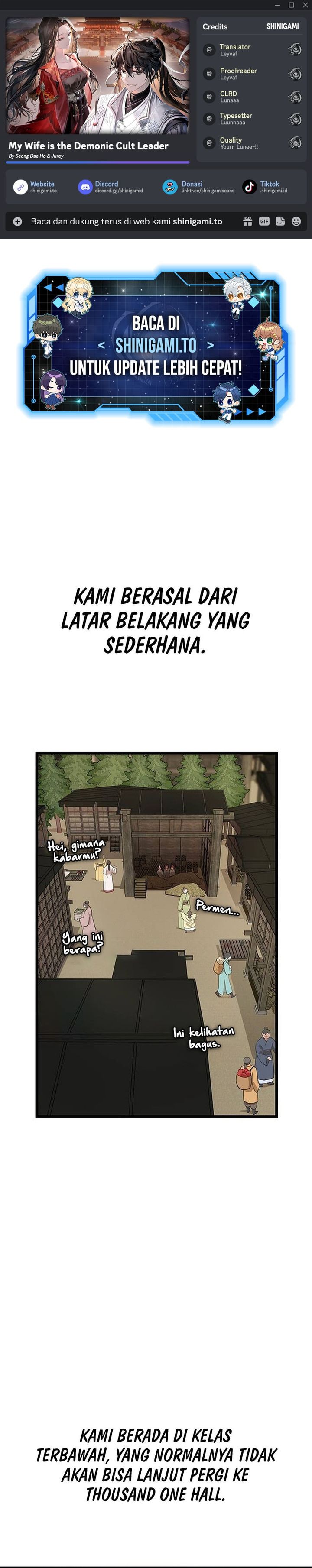 My Wife Is The Demonic Cult Leader Chapter 18 Gambar 1
