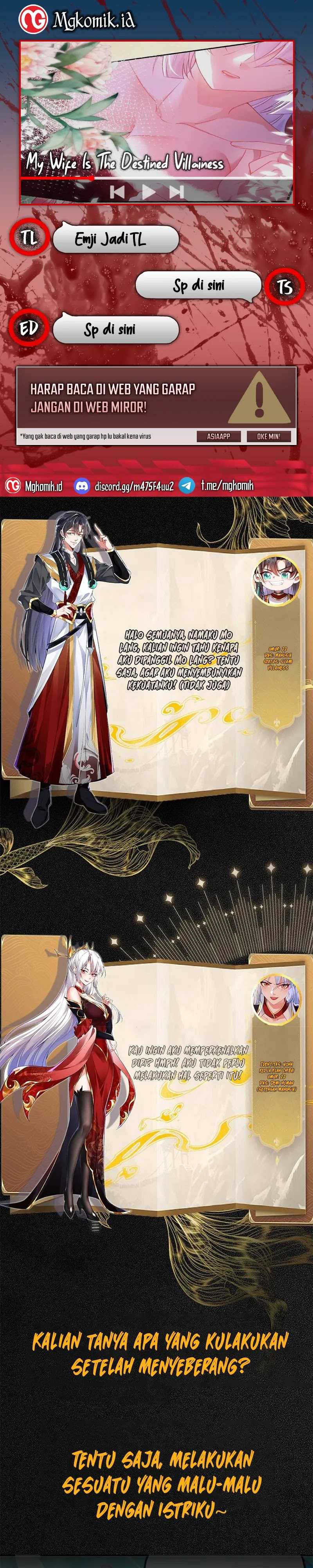 My Wife Is The Destined Villainess Chapter 00 Gambar 1