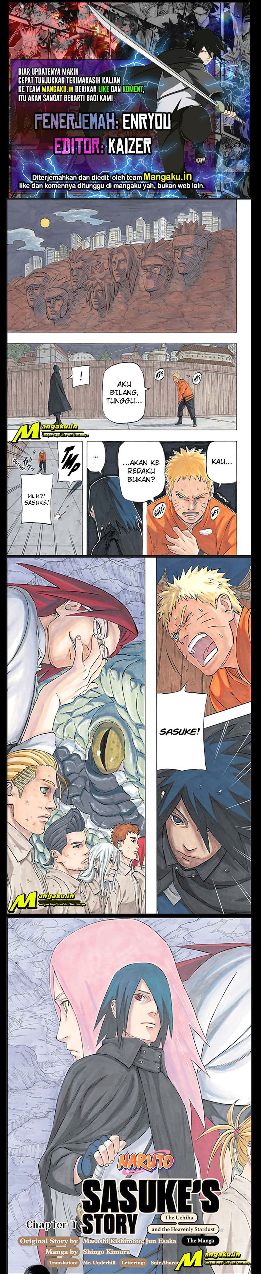 Naruto Sasuke’s Story The Uchiha And The Heavenly Stardust Chapter 01.1 Gambar 1