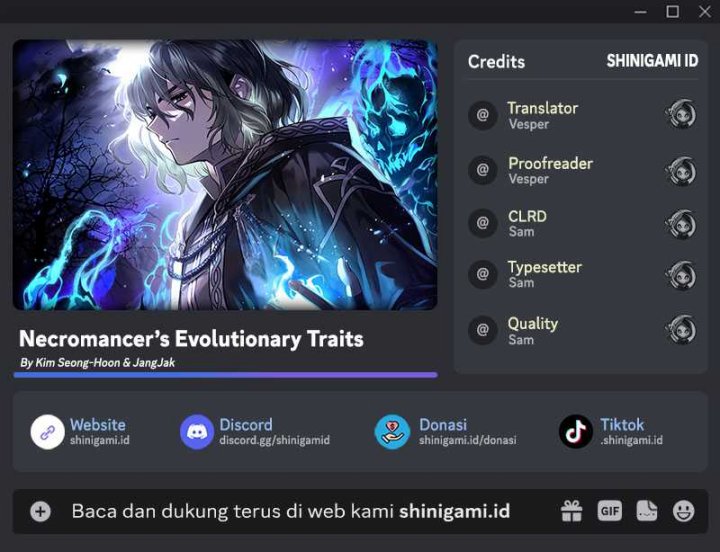 Necromancer’s Evolutionary Traits Chapter 14 Gambar 1
