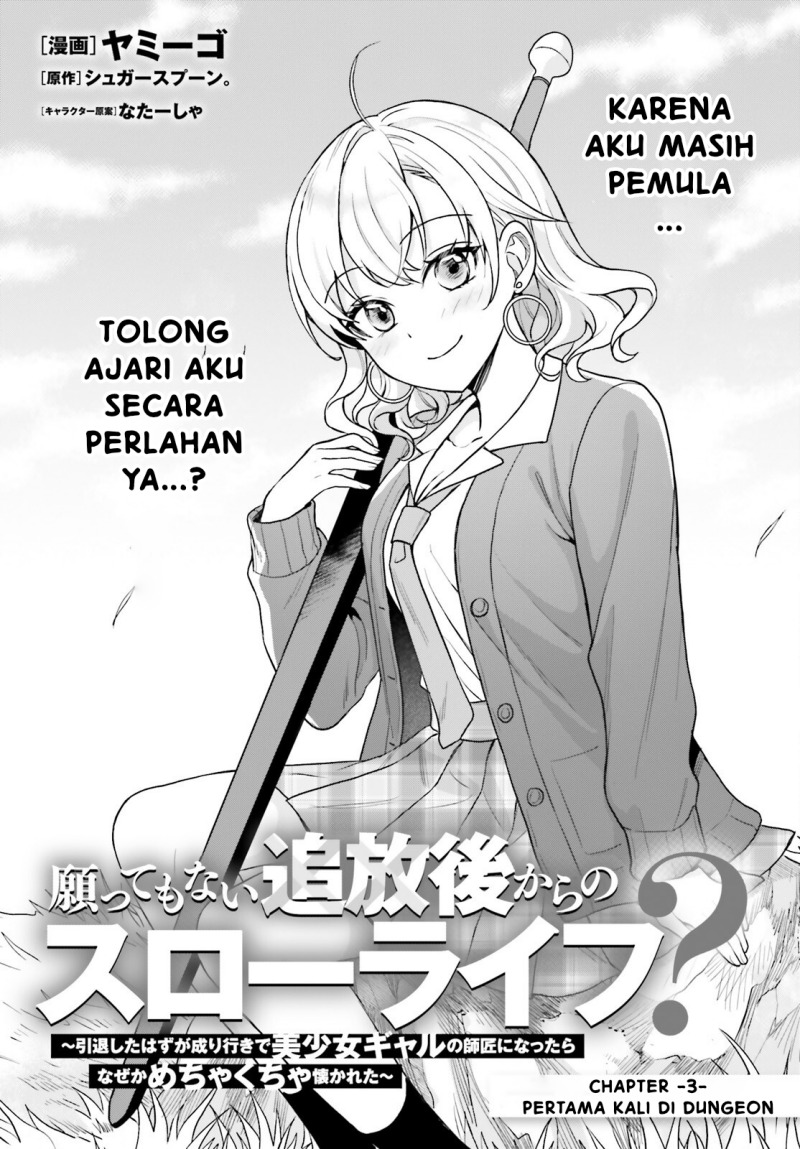Negatte mo Nai Tsuihou Go kara no Slow Life? Intai Shita Hazu ga Nariyuki de Bishoujo Gal no Shishou ni Nattara Naze ka Mechakucha Natsukareta Chapter 03 Gambar 2