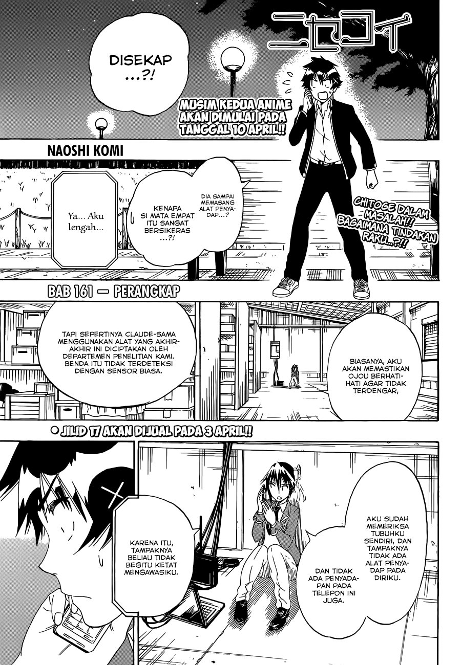 Nisekoi Chapter 161 Gambar 2