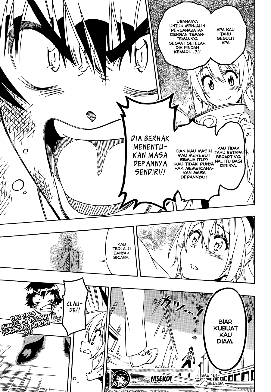 Nisekoi Chapter 161 Gambar 20