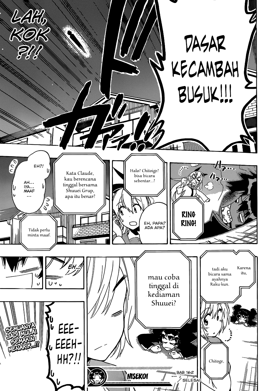 Nisekoi Chapter 162 Gambar 20