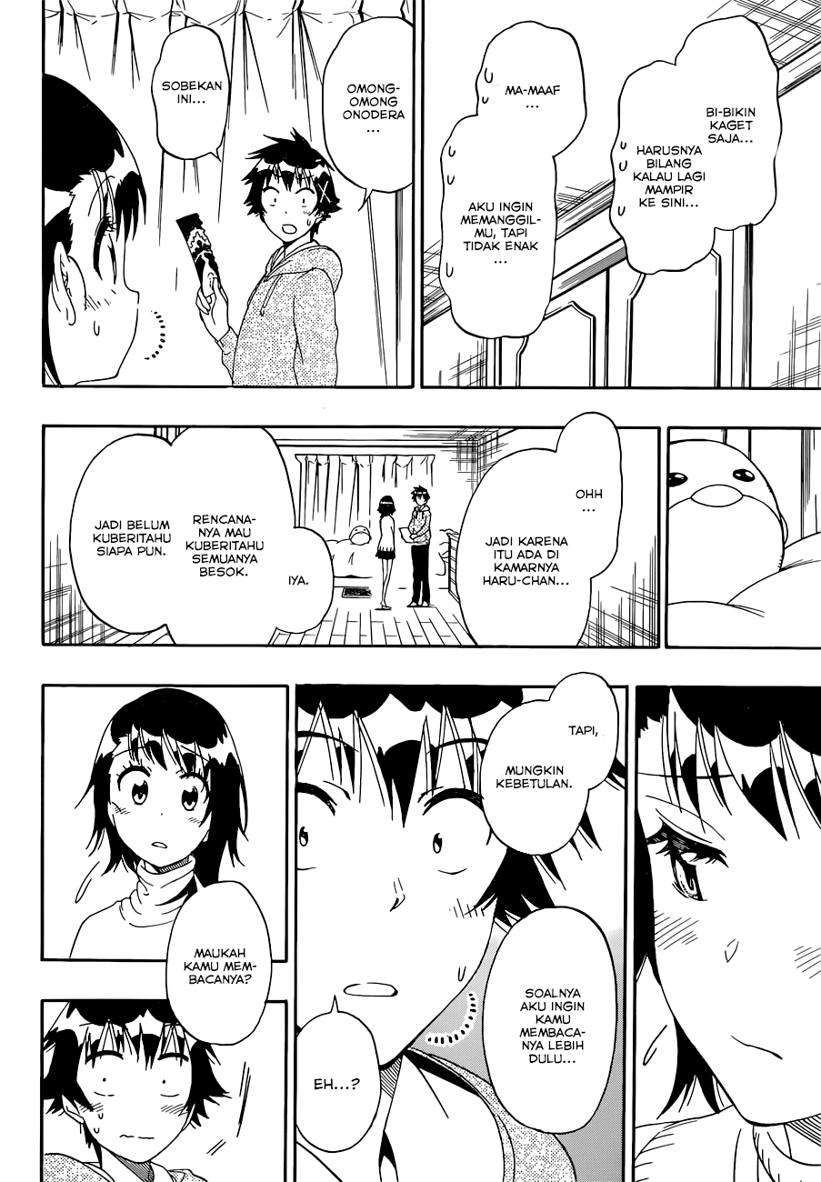 Nisekoi Chapter 164 Gambar 14