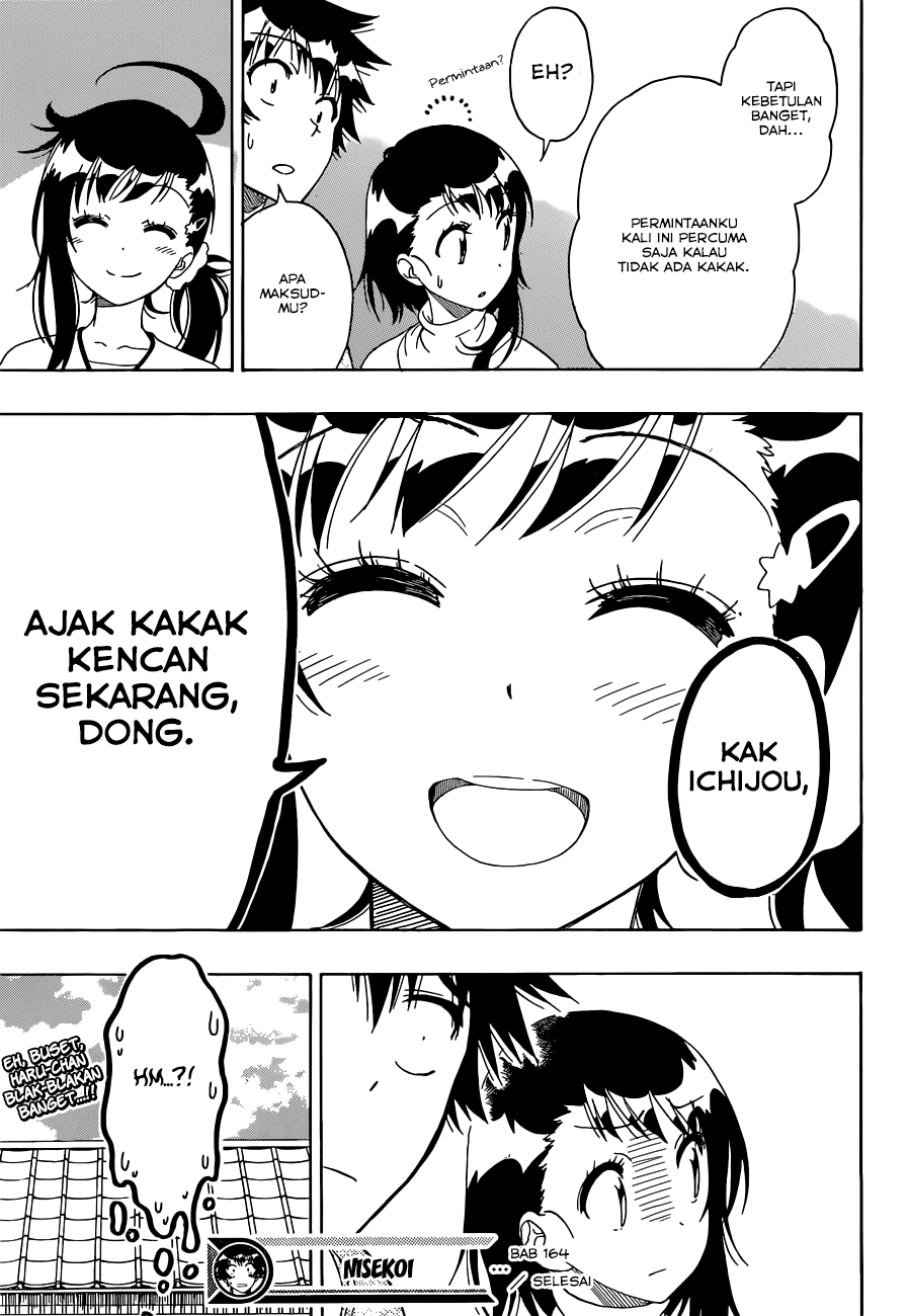 Nisekoi Chapter 164 Gambar 21