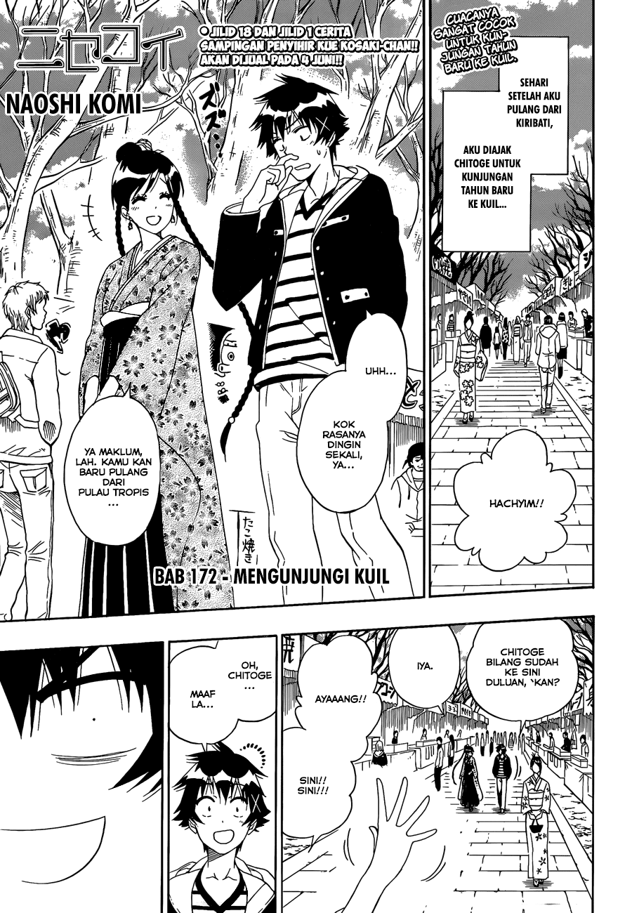 Nisekoi Chapter 172 Gambar 2