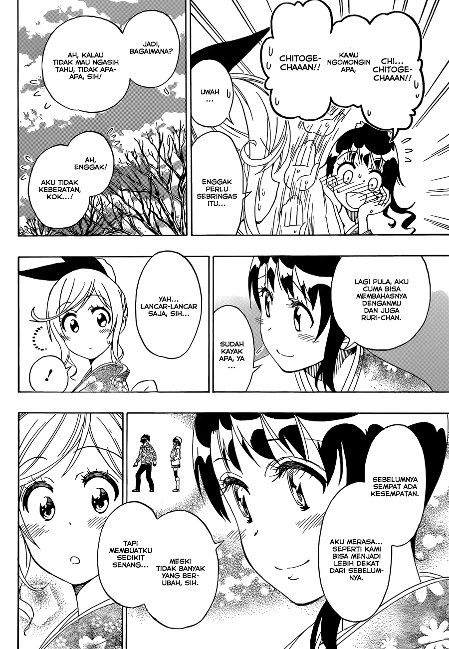 Nisekoi Chapter 172 Gambar 13