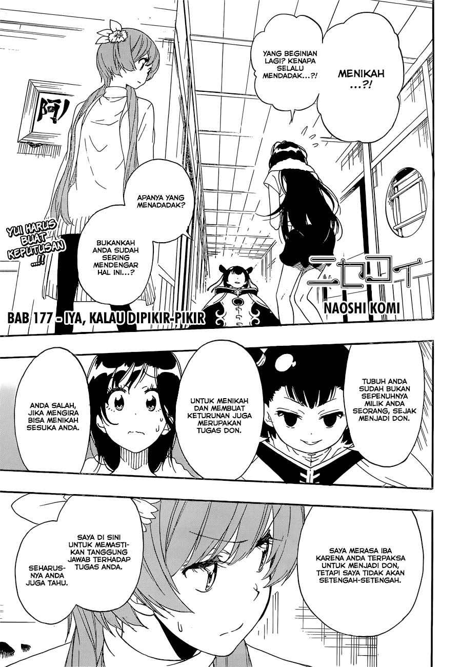 Nisekoi Chapter 177 Gambar 2