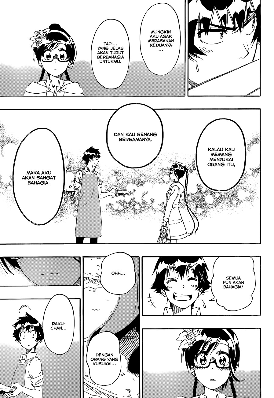 Nisekoi Chapter 177 Gambar 18