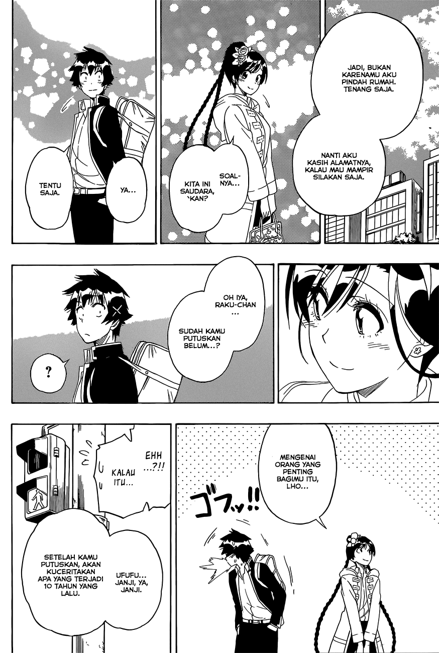 Nisekoi Chapter 179 Gambar 9