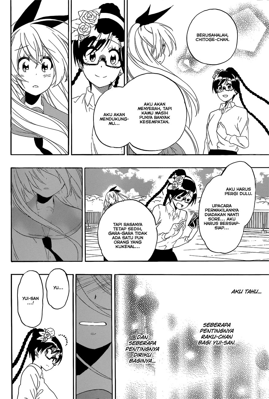 Nisekoi Chapter 179 Gambar 13
