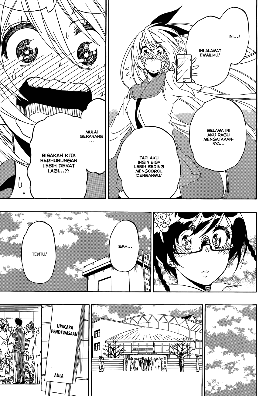 Nisekoi Chapter 179 Gambar 14