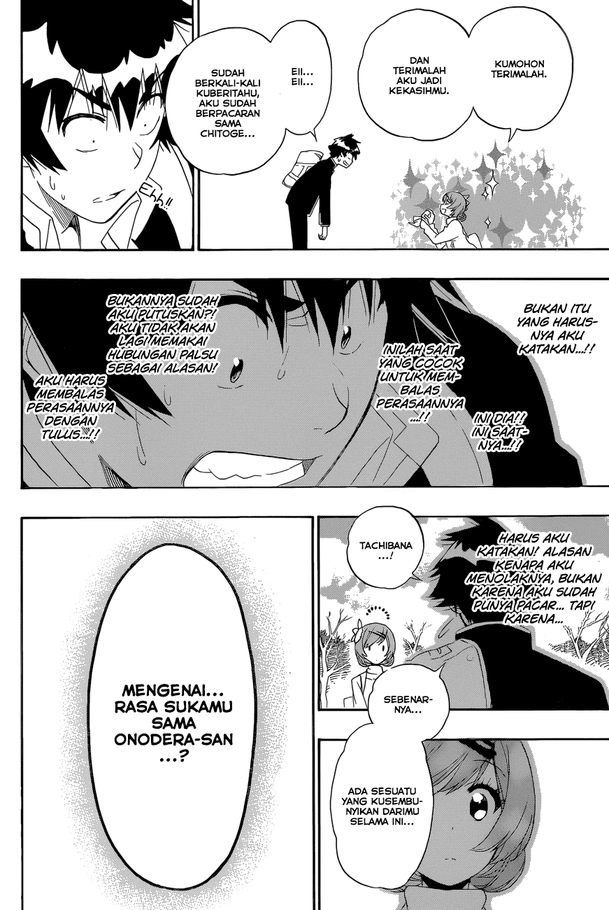 Nisekoi Chapter 180 Gambar 18
