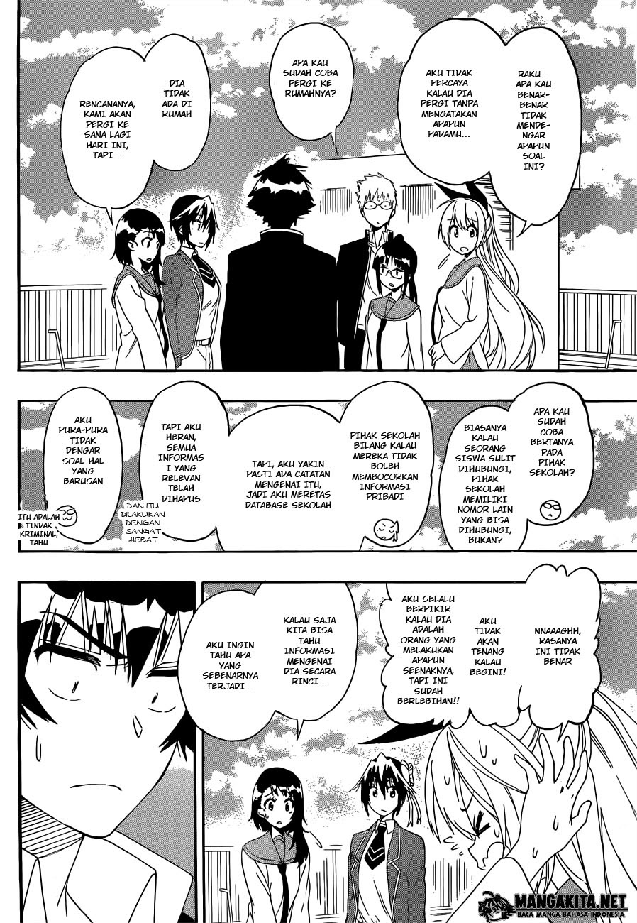 Nisekoi Chapter 181 Gambar 16