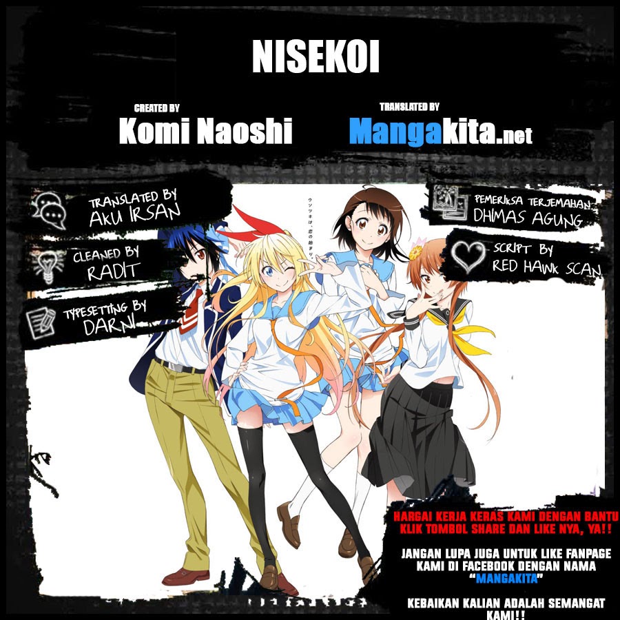 Nisekoi Chapter 182 Gambar 1