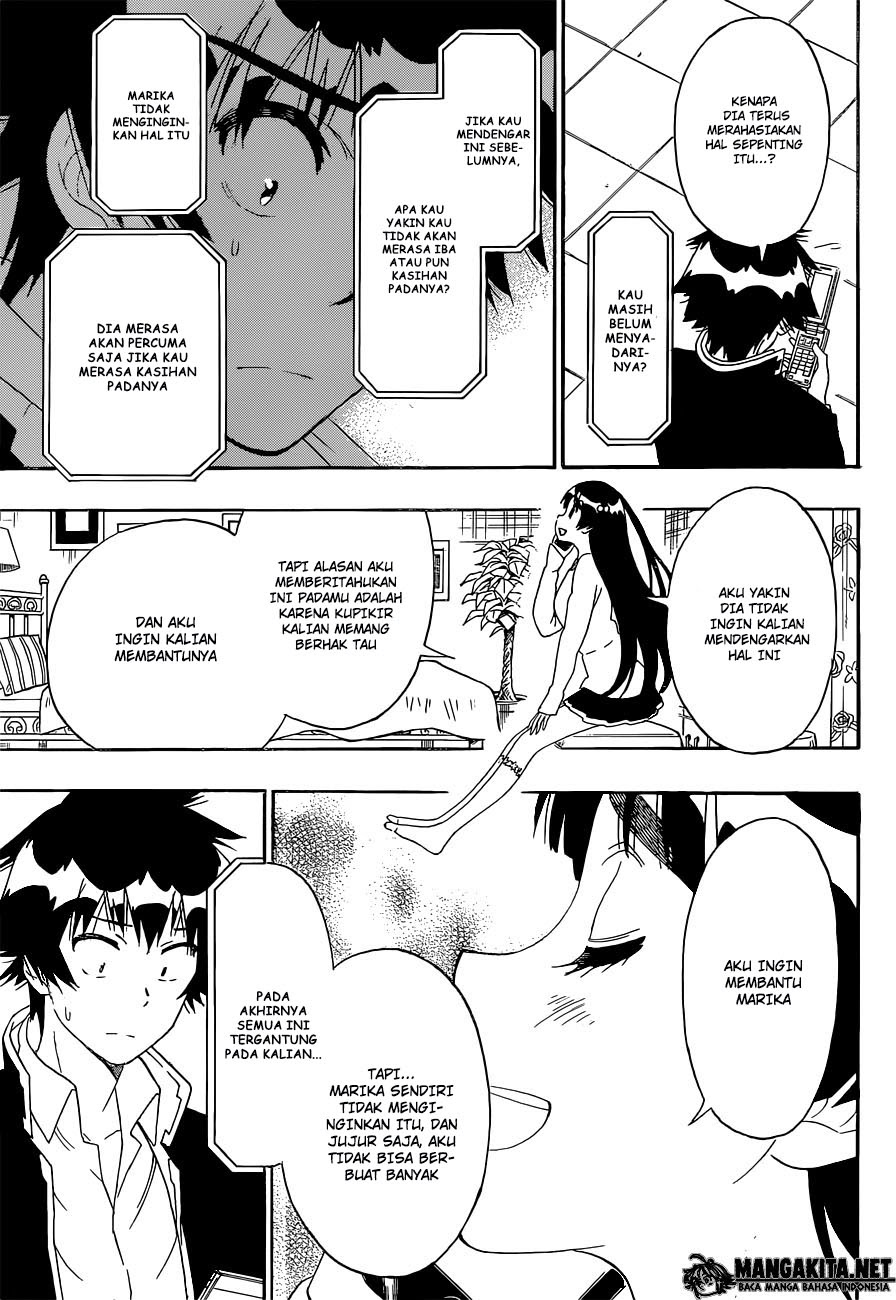 Nisekoi Chapter 182 Gambar 12
