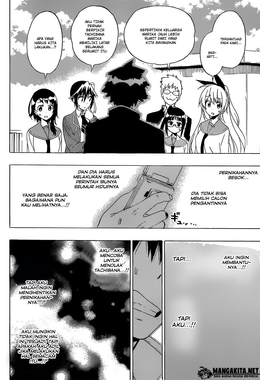 Nisekoi Chapter 182 Gambar 13